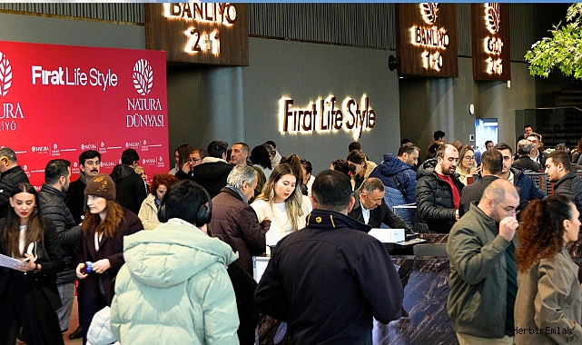Natura Banliyö satış ofisine 10 bin ziyaretçi akını
