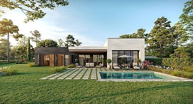 Yeşilyaka Bahçe’de hemen teslim villalar için 48 ay vade farksız ödeme fırsatı