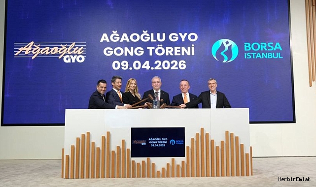 Ağaoğlu GYO borsada işlem görmeye başladı