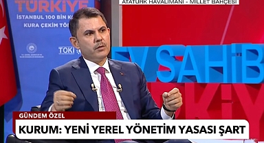 Bakan Kurum: Belediyeler geciktiriyorsa ruhsatı da iskanı da biz veririz