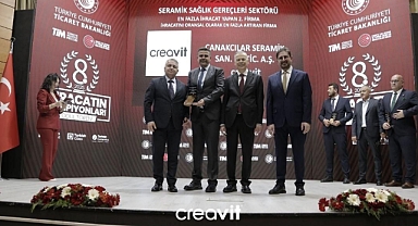 Creavit ihracatta iki ödülle sektöre damga vurdu
