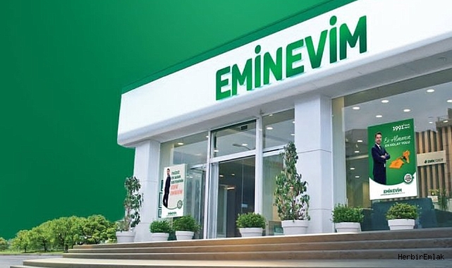 Eminevim şube sayısında bankalarla yarışıyor