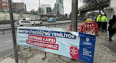 İBB, M1A metro hattındaki viyadükleri depreme karşı güçlendiriyor