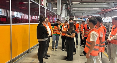 DemirDöküm’den meslek lisesi öğrencilerine üretim tesisi deneyimi