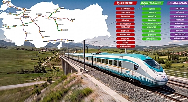 Türkiye'nin hızlı tren ağı büyüyor: 11 ilde aktif sefer, 9 ilde inşaat sürüyor