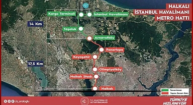 Halkalı-Arnavutköy Metro Hattı 19 Haziran’da açılıyor