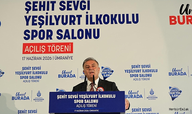 İBB’nin okul spor salonu yatırımlarına bir yenisi daha eklendi