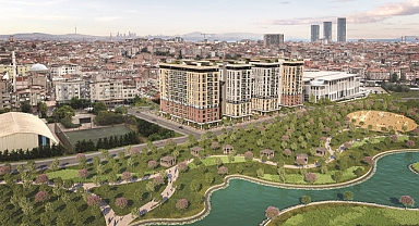 Mega Garden Park Zeytinburnu'nda oturmaya hazır daireler