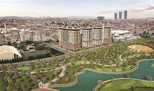 Mega Garden Park Zeytinburnu'nda oturmaya hazır daireler