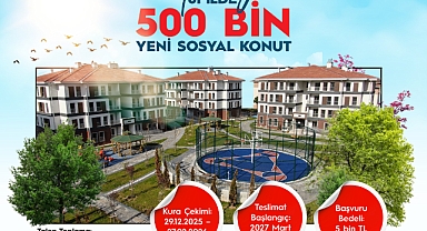 500 bin sosyal konutta yeni aşama: Konut belirleme kuraları başlıyor