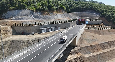 6 tünel, 5 köprü 4 viyadük ve 3 kavşakla seyahat süresi 30 dakikaya inecek