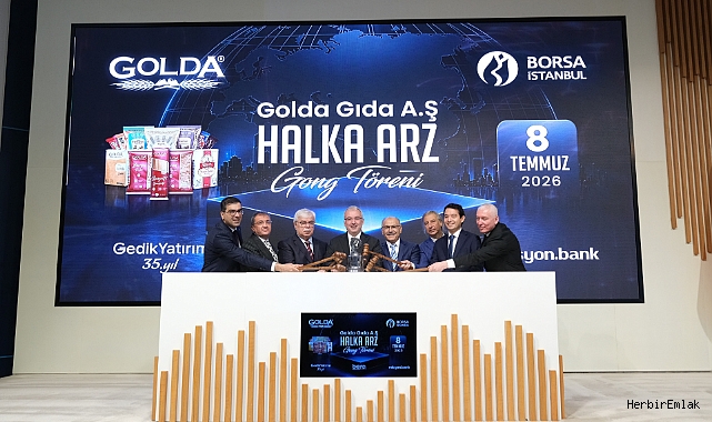 Golda Gıda halka arzına 1,7 milyar TL'yi aşan talep: 805 milyon TL'lik süreç tamamlandı