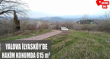 Yalova İlsayköy'de çevreye hakim konumda 615 m² villa yeri